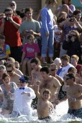 Pensacola Beach Polar Bear Plunge